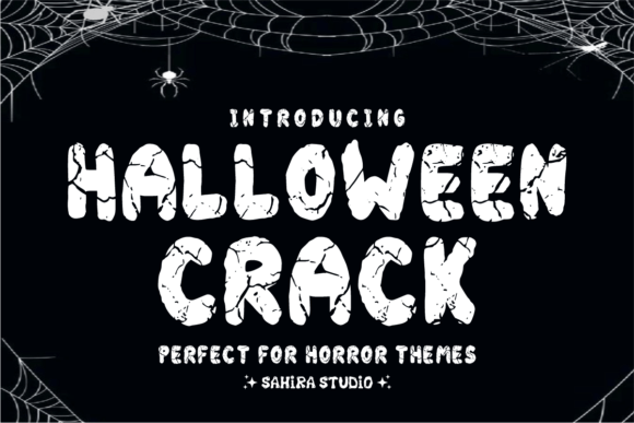 Halloween Crack: The Bold Typeface for Spooky Visuals