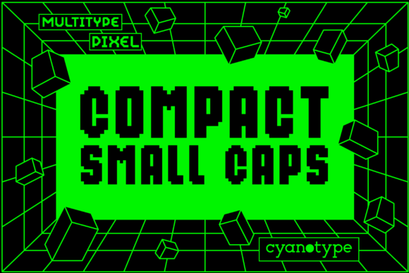 MultiType Pixel Compact: Elevating Modern Design with Pixelated Flair