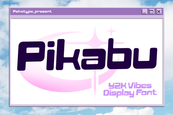 Pikabu: A Retro-Futuristic Display Font for Modern Design