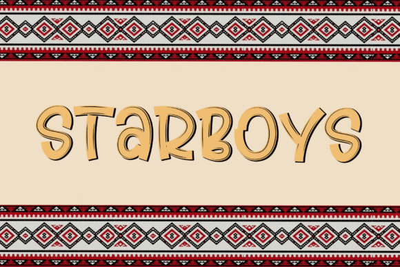 Starboys: A Font That Captures Adventure and Playful Design